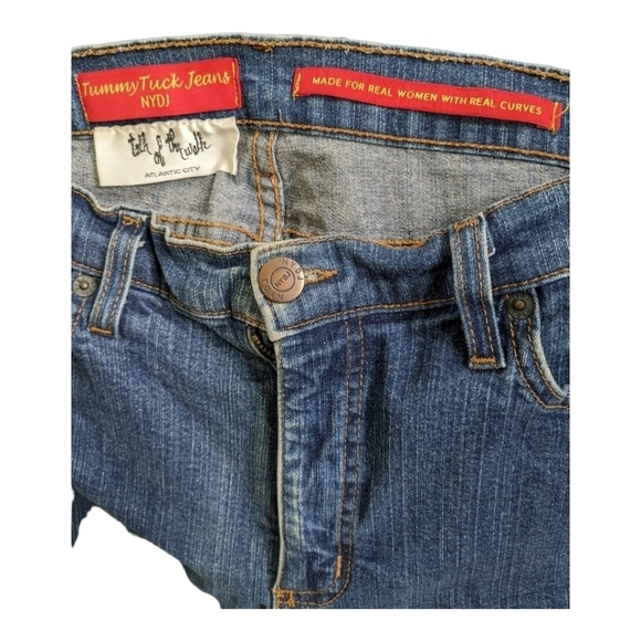 NYDJ Tummy Tuck boot cut jeans Size 4, 29" waist Repaired Flaw - Picture 4 of 8